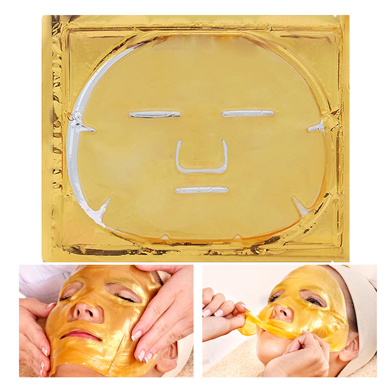 Mascarilla Facial de Gel de Oro