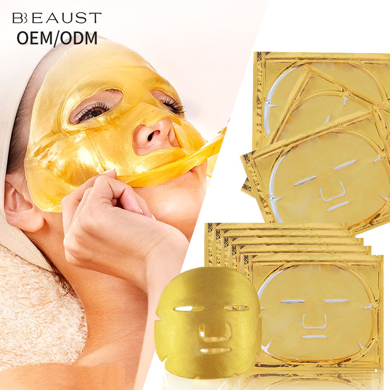 Mascarilla Facial de Gel de Oro