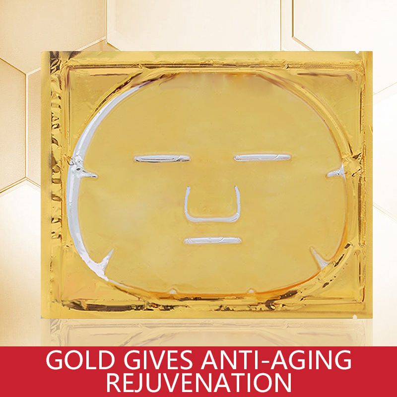 Mascarilla Facial de Gel de Oro