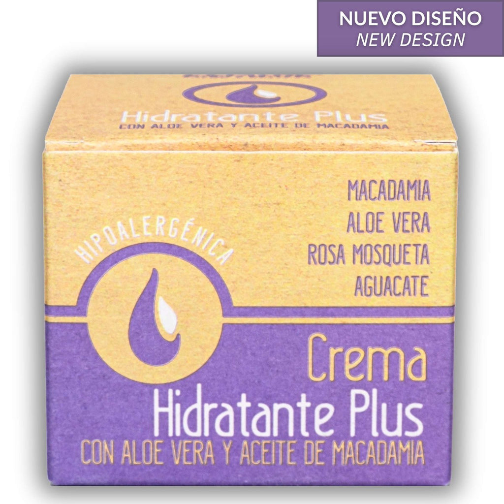 Crema Hidratante Plus con Aloe y Aceite de Nuez Macadamia