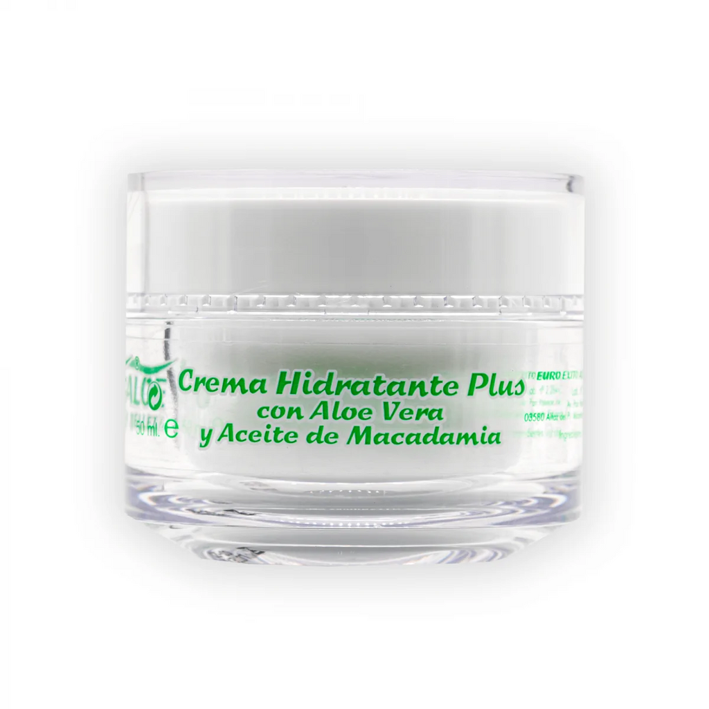 Crema Hidratante Plus con Aloe y Aceite de Nuez Macadamia