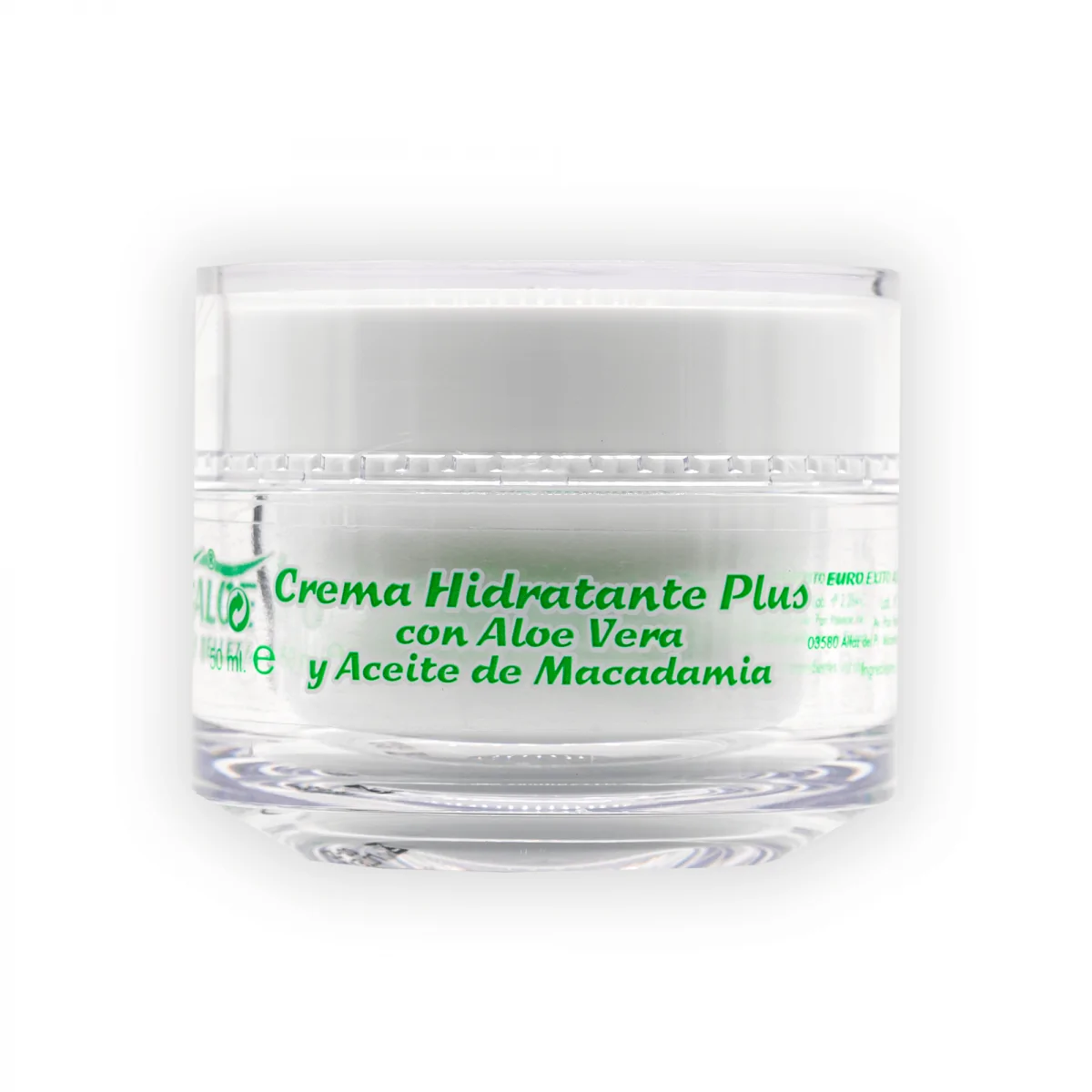 Crema Hidratante Plus con Aloe y Aceite de Nuez Macadamia