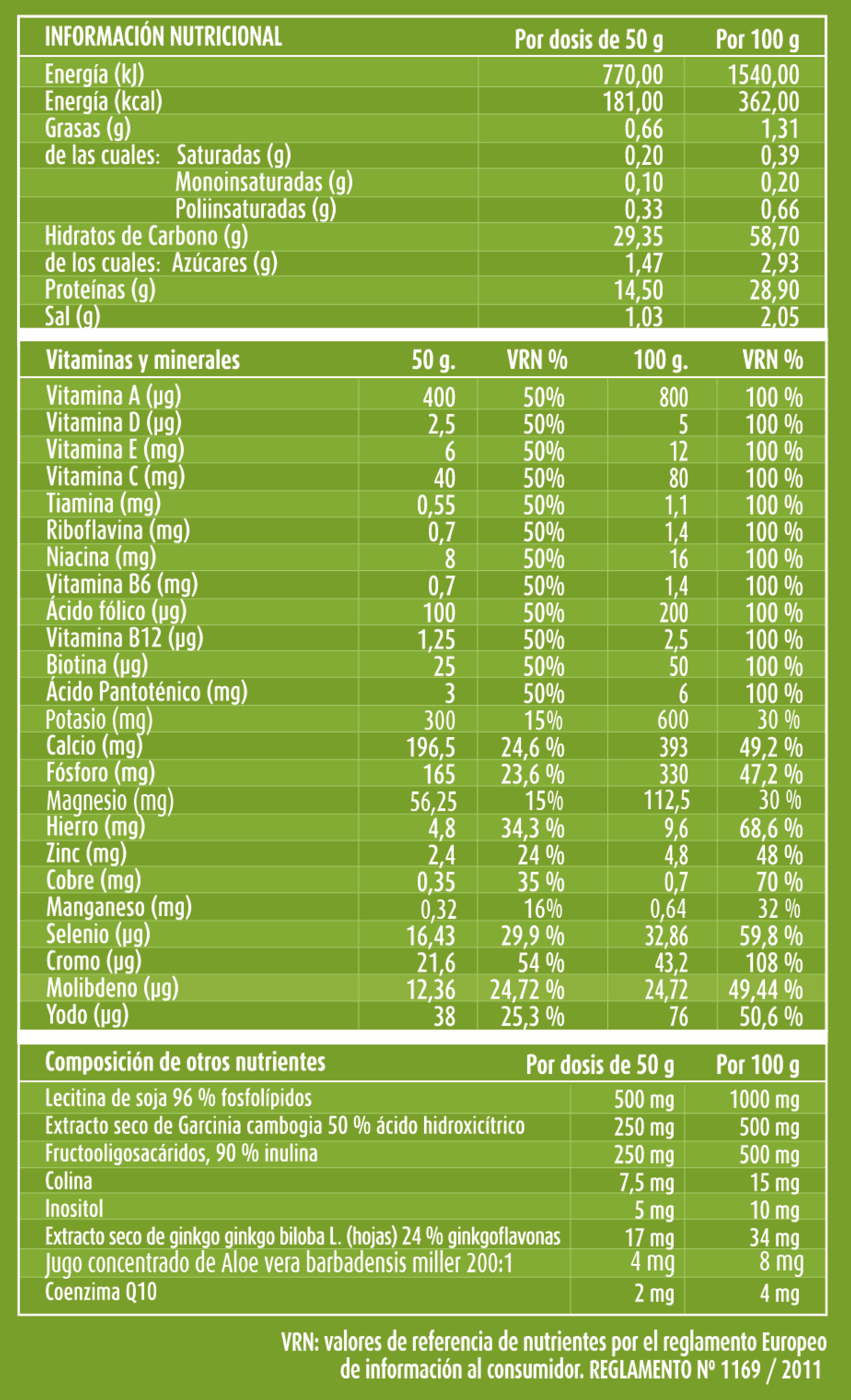 Ginkgo Energy Sabor Vainilla